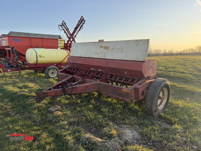 Lot 1-19100 - (1) International Harvester Grain Drill, 18 hole, 7" spacing, 8.25-20 tires, pin style hitch.