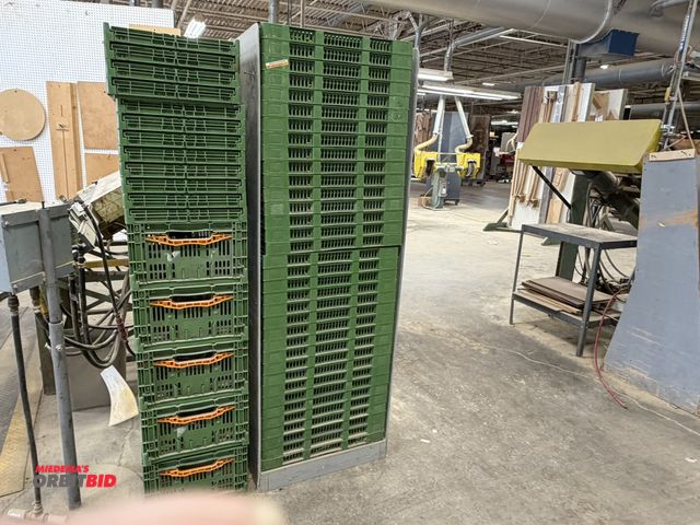 Lot 1-16177 - Lot of approx. (50) Cleverbox 15.5" x 8" x 23" collapsible plastic totes.