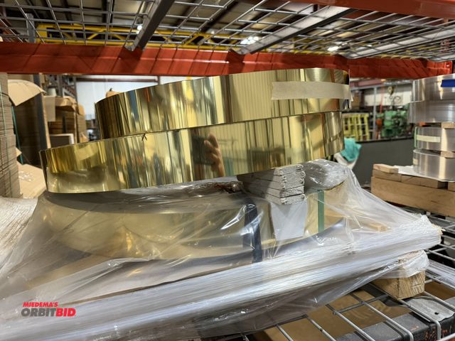 Lot 1-18680 - Lot of (2.5) 3" x .016" anodized aluminum coils.