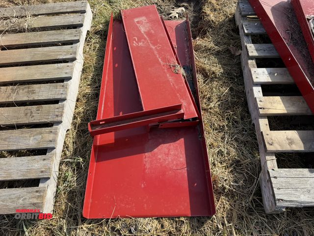 Lot 1-11813 - (1) 19" wide x 48" long extension panel with assorted frame components.