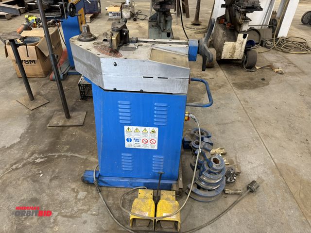 Lot 1-16913 - (1) Ercolina, Type TB60, tube, pipe, and profile bending machine, 440V, 3 phase, foot pedal control,...