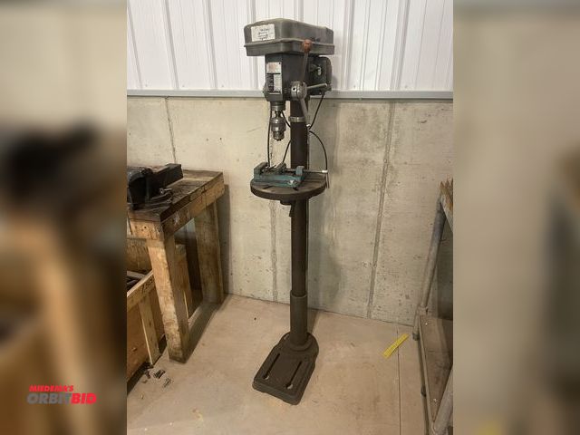 Lot 1-18767 - (1) MIT heavy duty drill press, model MIT-19F, floor type, 5/8" chuck, 3/4 HP, taper size MT #2, spi...