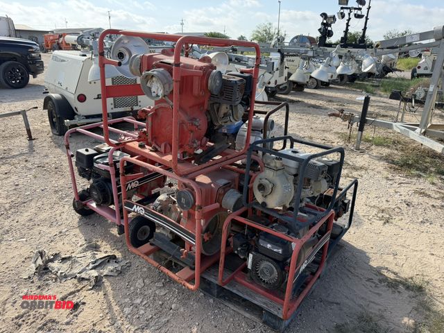 Lot 1-9548 - Lot of (8) assorted trash pumps, brands include Multi-Quip, model QP-2TH, CMXX, Pacific Hydro Star, ...
