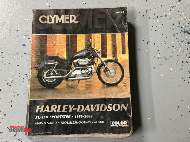 Lot 1-8306 - (1) Clymer Harley Davidson XL/XLH Sportster 1986-2003 Maintenance-Trouble Shooting-Repair Catalog.