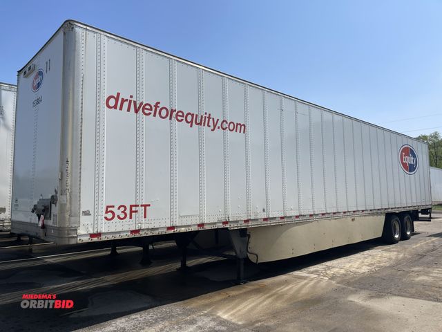 Lot 1-19602 - 2015 Hyundai VC2530152-JS 53' tandem axle dry van semi trailer, 68,000 GVWR, aluminum Super Single r...