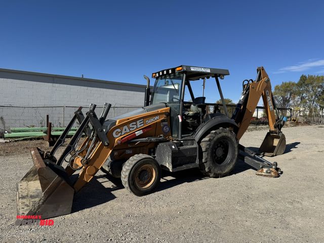 Lot 1-18285 - (1) 2017 Case 580N 4WD backhoe, 3.4 liter Turbo charged diesel engine, Pin #JJGN580NJHC74056, 4735 h...