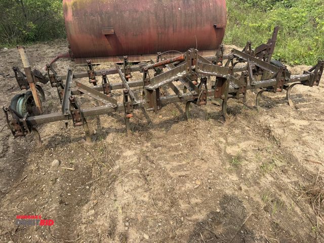 Lot 1-18319 - (1) 13' wide spring tooth drag, 3 pt., will need new tires.