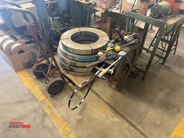 Lot 1-18706 - (1) 2-wheel dolly with 10" diameter solid wheels.