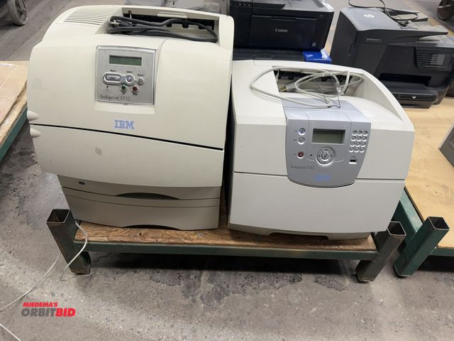 Lot 1-17554 - Lot of 2 IBM printers, includes (1) Infoprint 1332, and (1) Infoprint 1532.