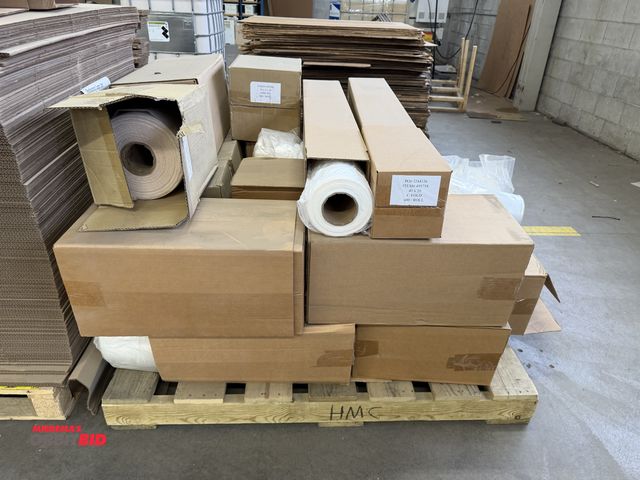 Lot 1-17388 - (1) skid of assorted rolls of plastic.