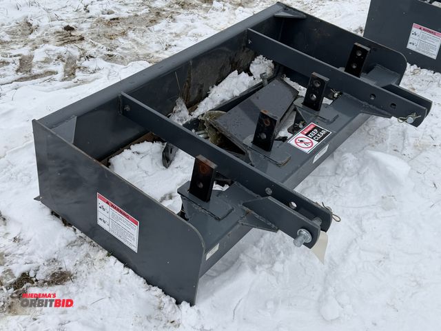 Lot 1-11739 - (1) Tar River Implements, model BB4SC, 4-tine, 4' wide box scraper, 3 point hitch mount.