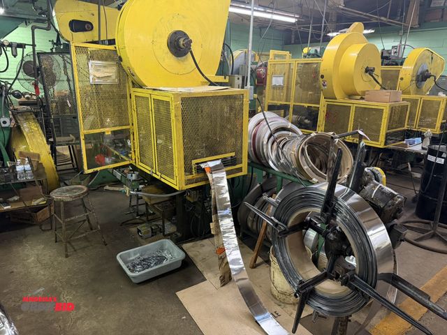 Lot 1-18626 - (1) 1971 Minster #4, 32-ton capacity press with 3" stroke, 140 stroke per minute, and 11.5" shut hei...
