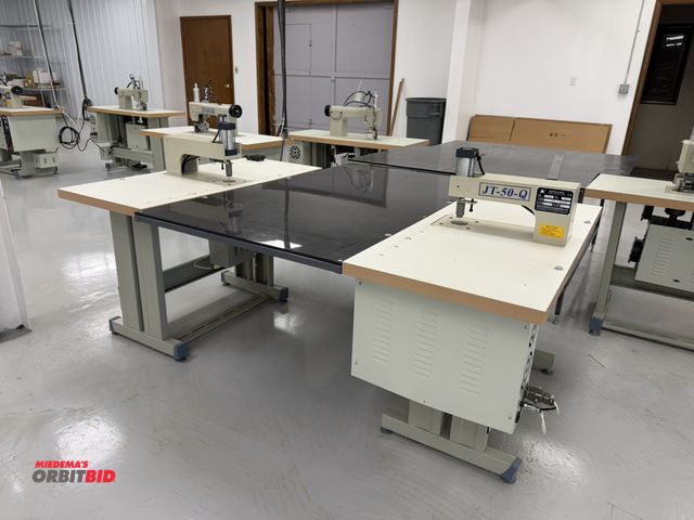 Lot 1-4855 - Lot of (2) Futan JT-50-Q Ultrasonic welding machines, 220V, pneumatic controls, foot pedal operation...