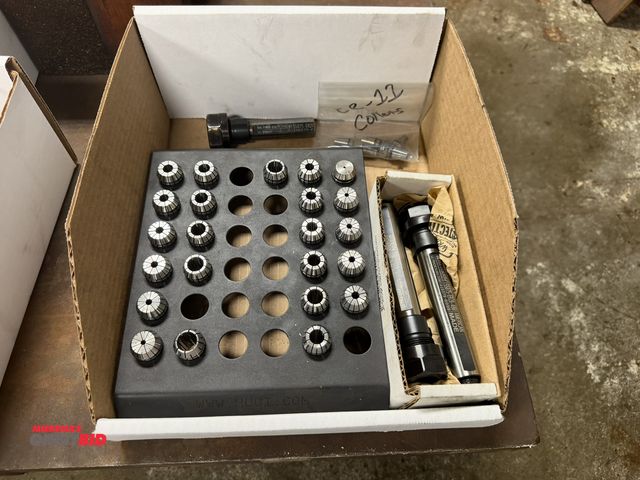 Lot 1-6394 - Lot of assorted ER11 collets, and Ultra Dex SS075-ER20-400 collet holders.