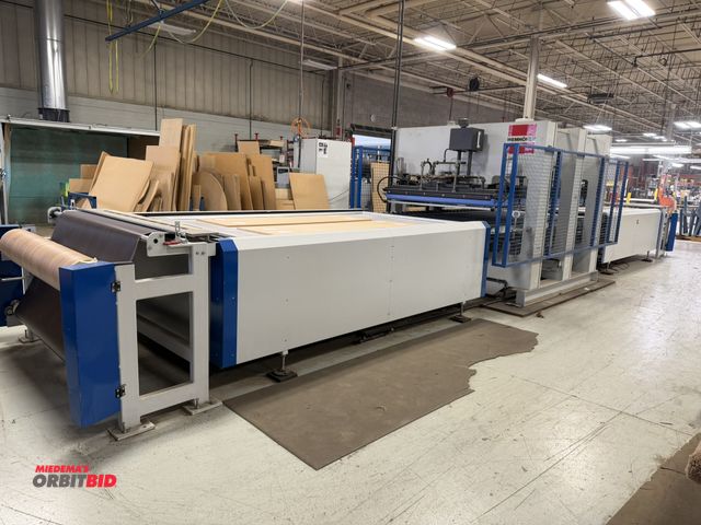 Lot 1-17287 - (1) 2016 Wemhoner, model KT-MB28/15-240, membrane press, S/N 6141-50-1126, 59" width x 106" length p...