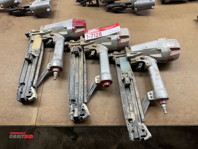 Lot 1-7128 - (3) Pneumatic Staplers