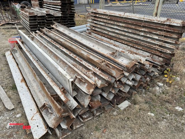 Lot 1-18404 - Lot of approx. (65) 6" steel concrete forms