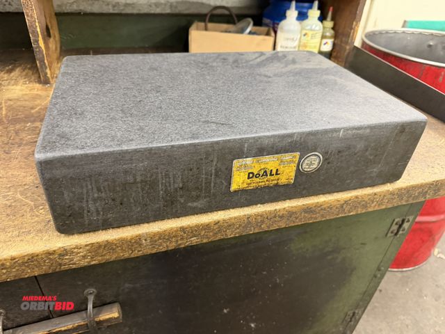 Lot 1-1755 - (1) DoAll 18" x 12" x 4" black granite surface plate.