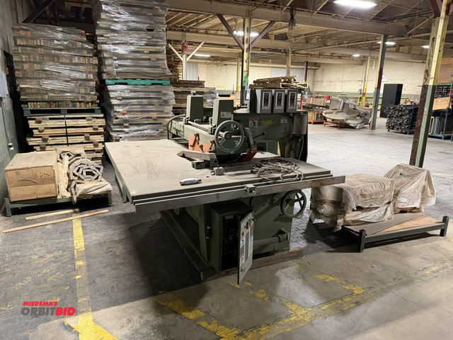 Lot 1-17591 - (1) Diehl, model SL-52, 480V, straight line rip saw with 15 HP electric motor, S/N 74M3670-2939R2000...