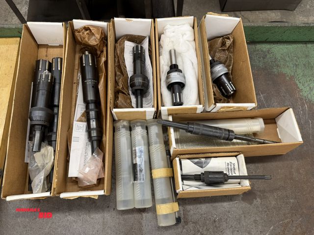 Lot 1-1847 - Lot of assorted burnishing tools, includes both new and used tooling.