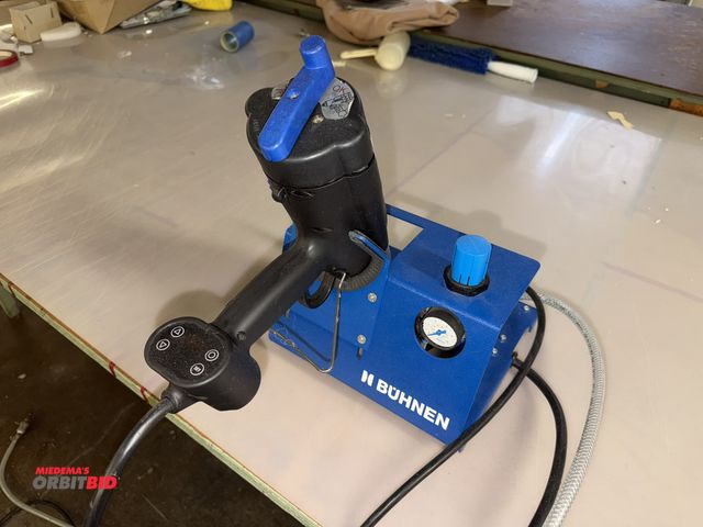 Lot 1-4826 - (1) Buehnen HB710S extrusion hot melt applicator, 600 watt, 120V, with stand, believed to be in work...