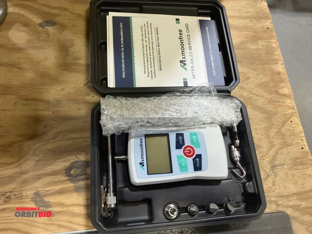 Lot 1-18964 - (1) MXMoonFree 500N digital force gauge, ZMF model user manual.