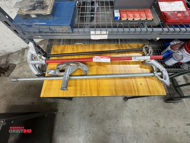 Lot 1-7175 - (4) Electrical Conduit Benders, (1) 1/2" , (2) 3/4", (1) 1"