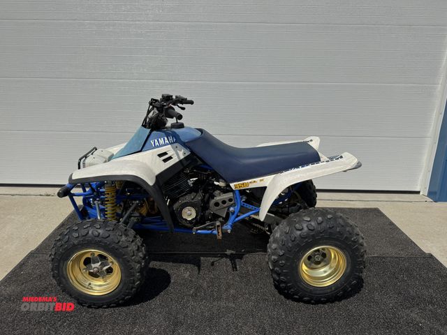 Lot 1-6503 - (1) Yamaha Warrior 350 4-wheeler, VIN JY41UY004HC018727, reverse, electric start, missing kick start...