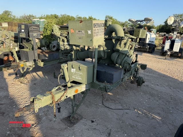 Lot 1-9619 - (1) 1995 Gorman-Rupp 604-F De-watering Pump, SN:1045390, 4-cylinder diesel engine, 6" intake/dischar...