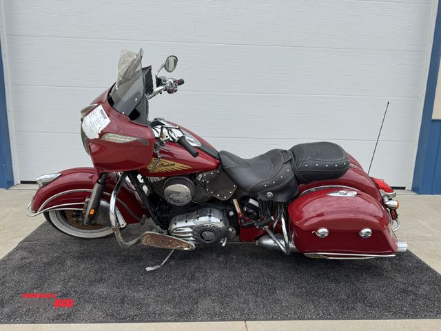 Lot 1-6469 - 2014 Indian (1) Motorcycle, flood damage, hard saddle bags (1 is missing locks), removable windshiel...