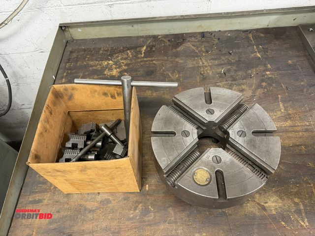 Lot 1-6354 - (1) Cushman Chuck Company, 12" 4-jaw lathe chuck.