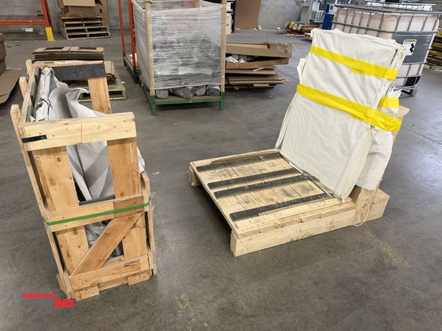 Lot 1-17390 - (2) racks of mirrors, includes approx. (12) 28.5" x 37", and approx. (17) 32" x 31".