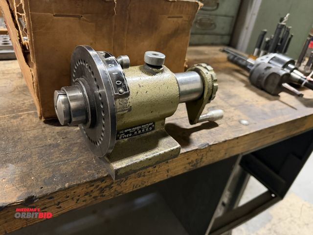 Lot 1-18609 - (1) Enco 48800, 5C spin index fixture with assorted collets.