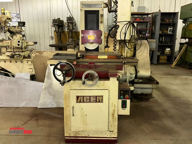 Lot 1-17179 - (1) Acer Supra-618, 8" surface grinder, S/N 96038212, manufactured in 1990, with Acer, model HMT-154...