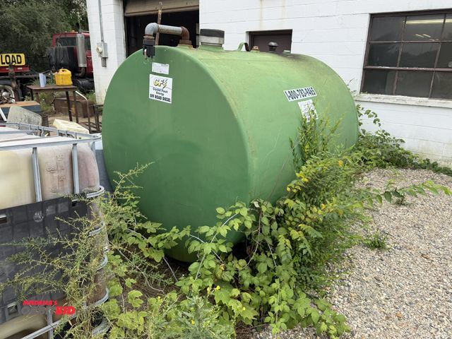 Lot 1-18354 - (1) Steel Tank steel fuel tank, approx. 64" diameter x 73" length, top fill, bottom drain.