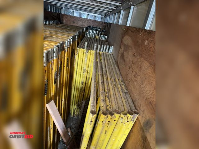 Lot 1-2648 - Lot of (52) 60" x 6' 6" tall scaffolding sections, walk through style, winning bidder responsible fo...