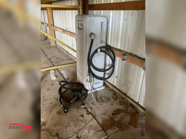 Lot 1-12018 - Gasboy fuel pump with nozzle, approximately 10 foot hose and additional diesel nozzle with hose. (Fo...