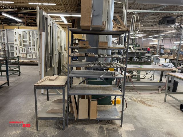 Lot 1-16310 - Lot including (1) 42" width x 75" height x 24" depth bolt-together steel shelving unit, with 7 adjus...