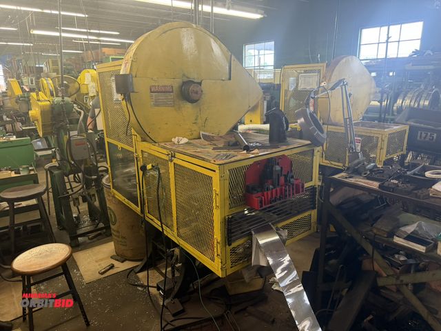Lot 1-18733 - (1) 1955 Johnson 20-ton OBI press, with 2.5" stroke, 130 strokes per minute, 7.5" shut height, S/N 4...