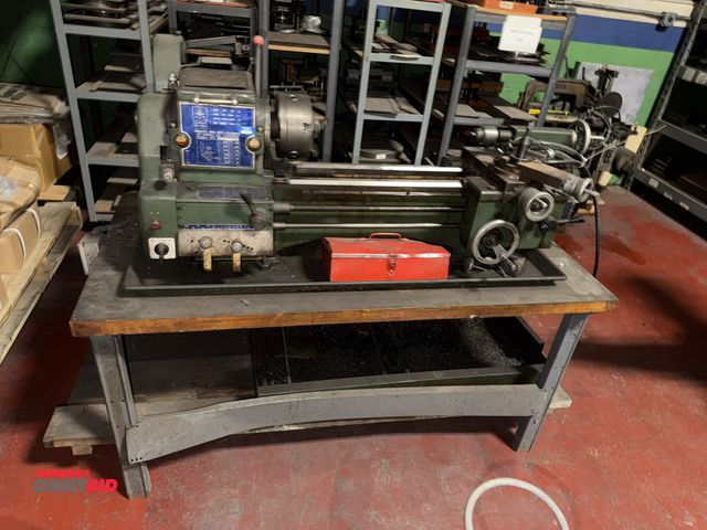 Lot 1-18735 - (1) Jet Equipment and Tools bench lathe, model JET-1024PS, 10" swing with 24" centers, 3-jaw chuck, ...