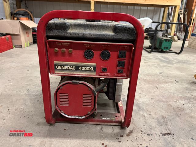 Lot 1-19151 - (1) Generac 4000XL generator with 7.8 HP gas motor, said to be in running and working condition.