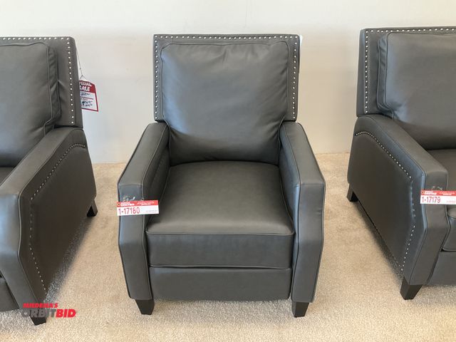 Lot 1-17180 - Leather living room chair