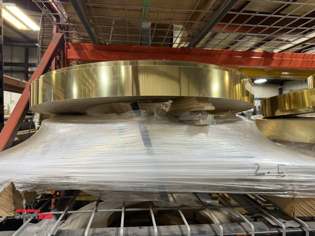 Lot 1-18679 - Lot of (2) 2.5" x .016" anodized aluminum coils.