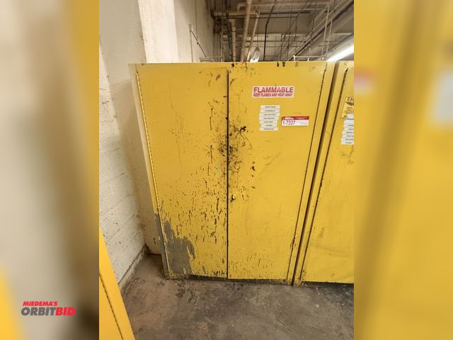 Lot 1-7337 - U-Line H-1564M-Y Flammable Liquid Storage Cabinet, 45 Gal. 170 Liters Capacity