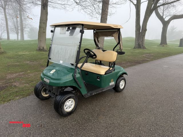 Lot 1-19353 - (1) 2017 E-Z-Go golf cart with a Kawasaki gas engine, model 625111G01, includes canopy, ball cover, ...