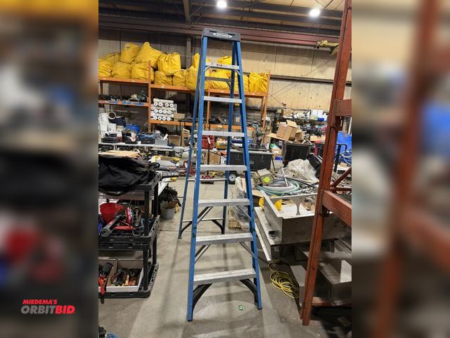 Lot 1-18551 - (1) Werner, model FS108, 8'/250 lb. capacity fiberglass and aluminum step ladder.