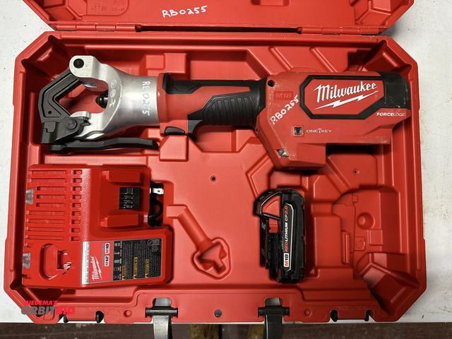 Lot 1-4138 - (1) Milwaukee, Cat #2877-20, 18V, Force Logic 750 MCM dieless crimper with (1) battery, and Cat #48-...