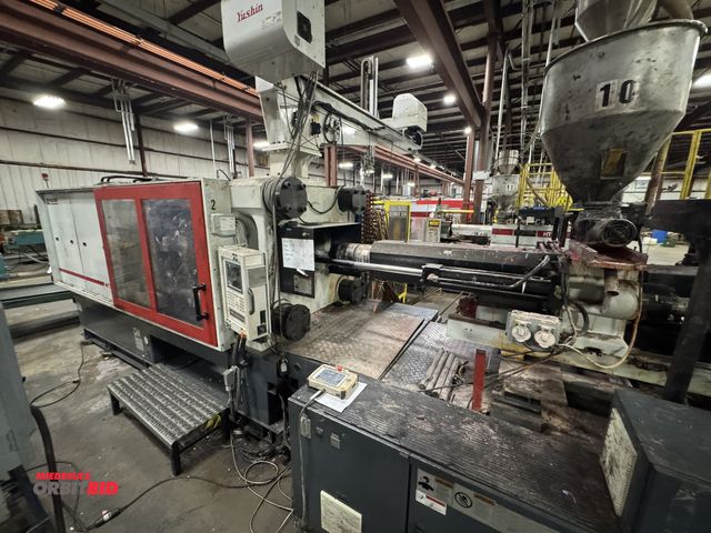 Lot 1-2525 - (1) 2013 Ferromatik Milacron, model MTS-500, plastic injection molding machine, 550-ton capacity, X ...