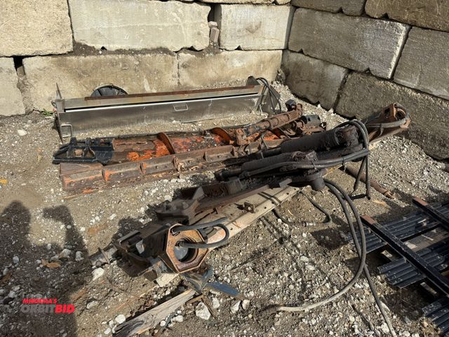 Lot 1-16047 - Lot including (1) model UBSX10X20 10' Belly Mount scraper blade with hydraulics, S/N UBS-05476, (1) ...