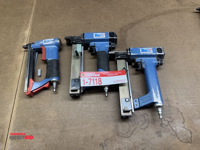 Lot 1-7118 - (3) Bea Pneumatic Staplers